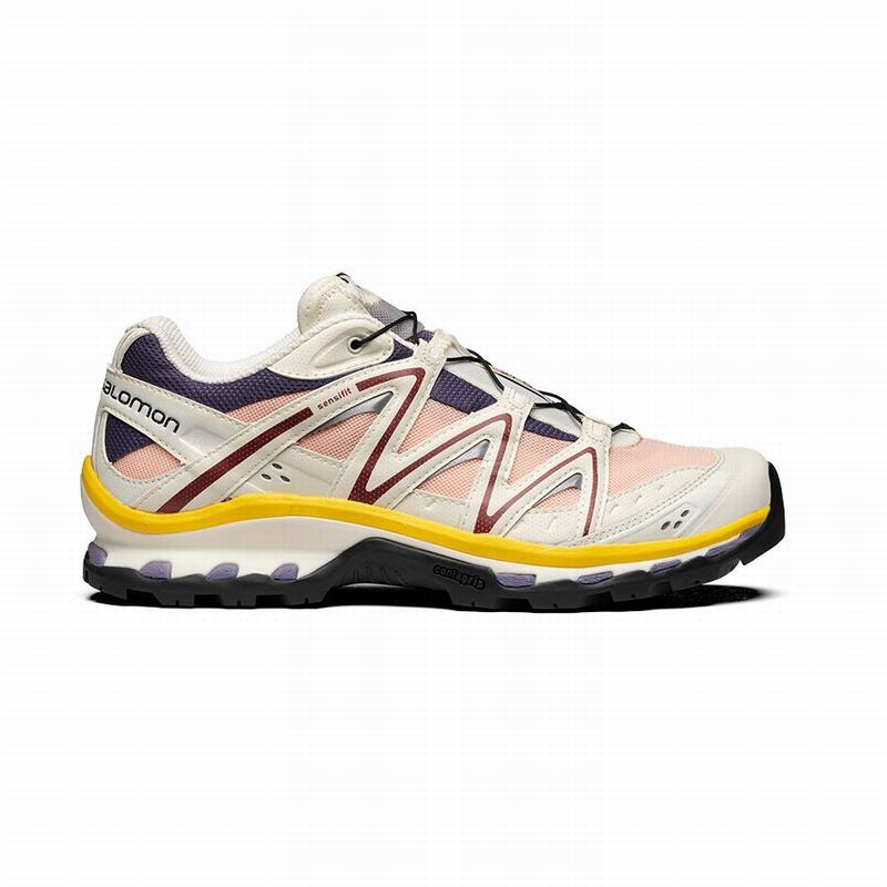 Salomon Israel XT-QUEST - Mens Trail Running Shoes - Beige/Pink (JGKT-82715)